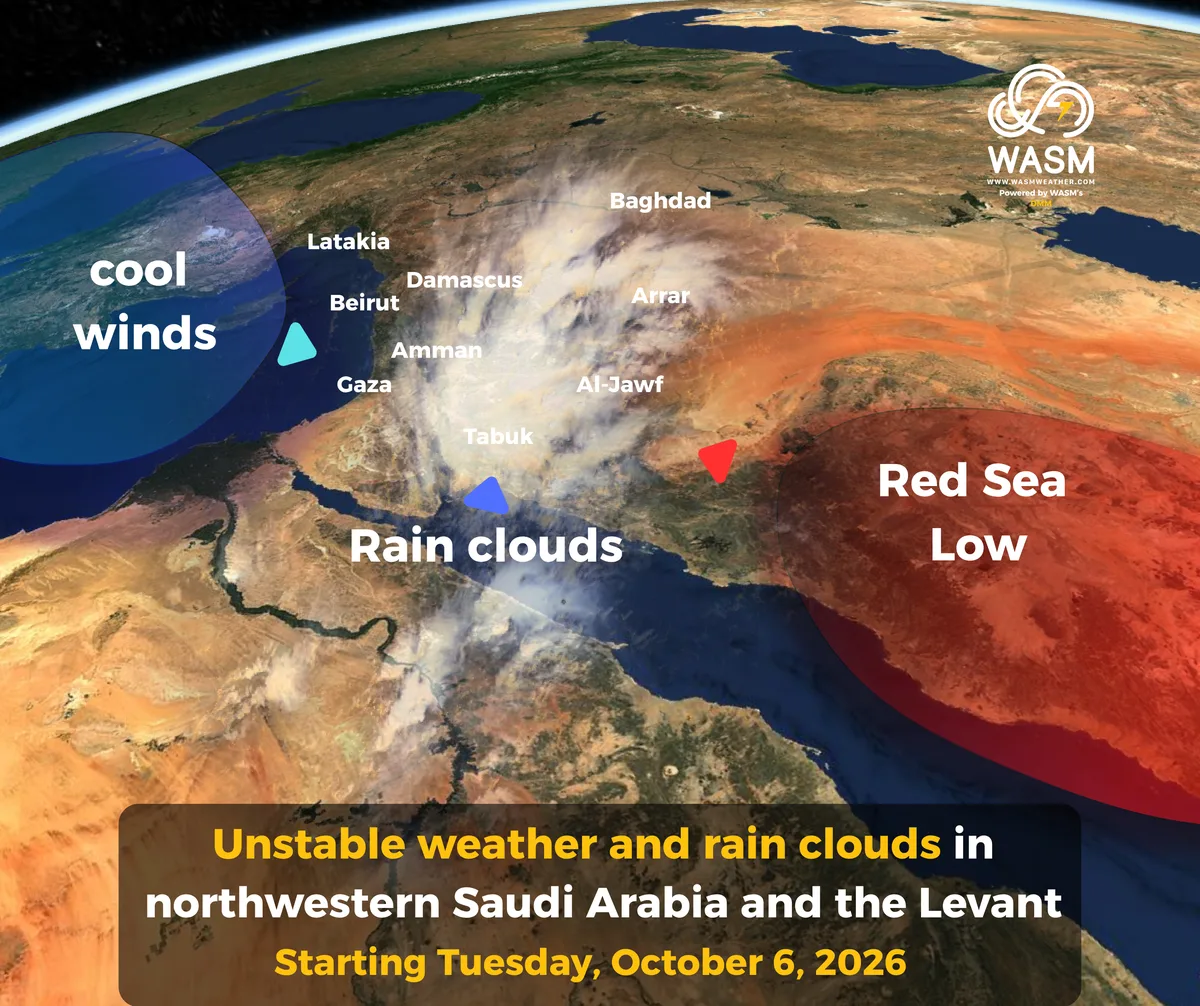 Rainy weather systems are nearing the region..Tuesday brings fluctuations and rain, with more expected mid‑month