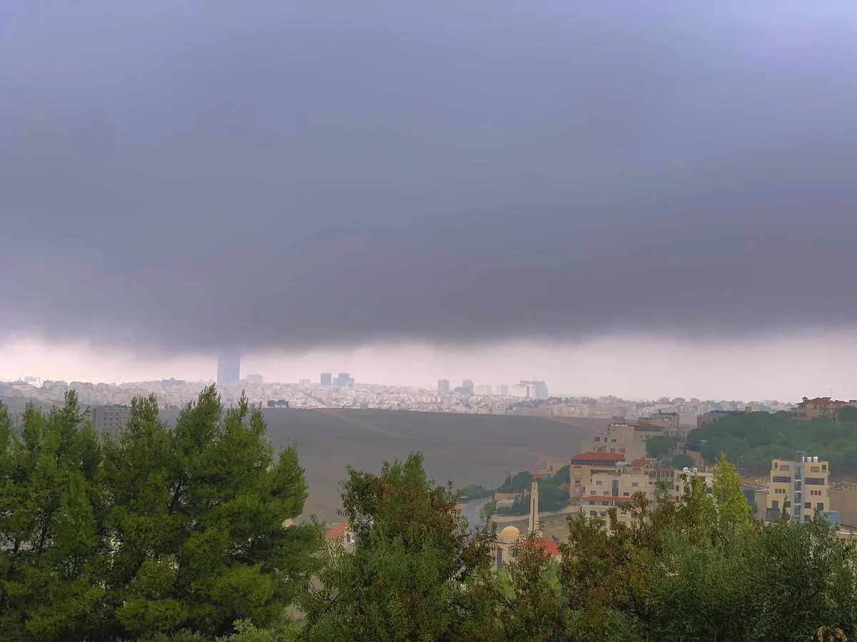 Jordan.. sunny conditions until Tuesday, with rain returning and cold weather expected Tuesday evening