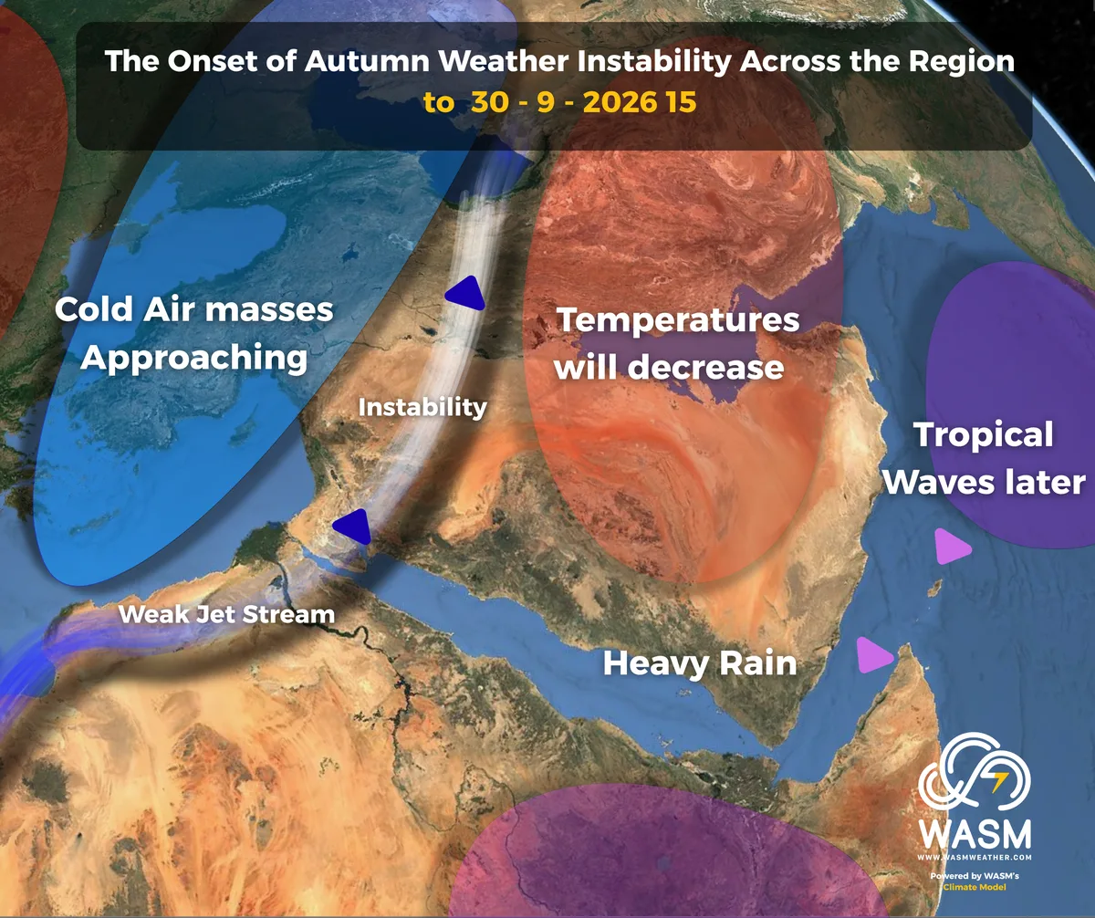 Early Autumn Weather Instability During the Second Half of September 2026