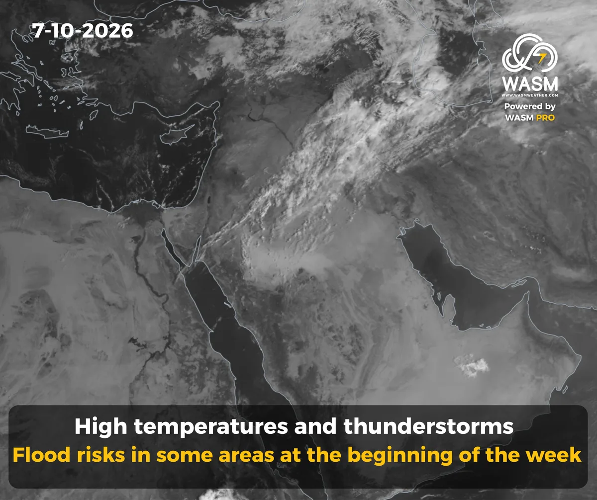 The Daily Weather Update for the Arab Region (Middle East)7-10-2026