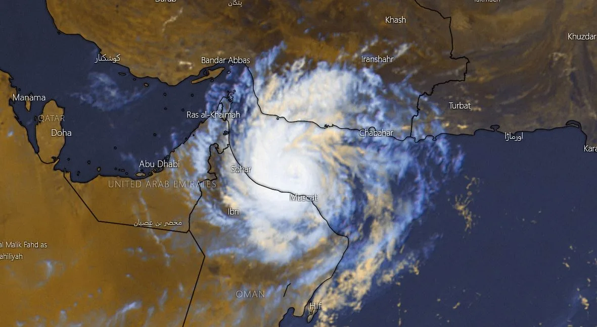 Cyclone Shaheen heads toward the UAE tonight and Monday in a rare occurrence