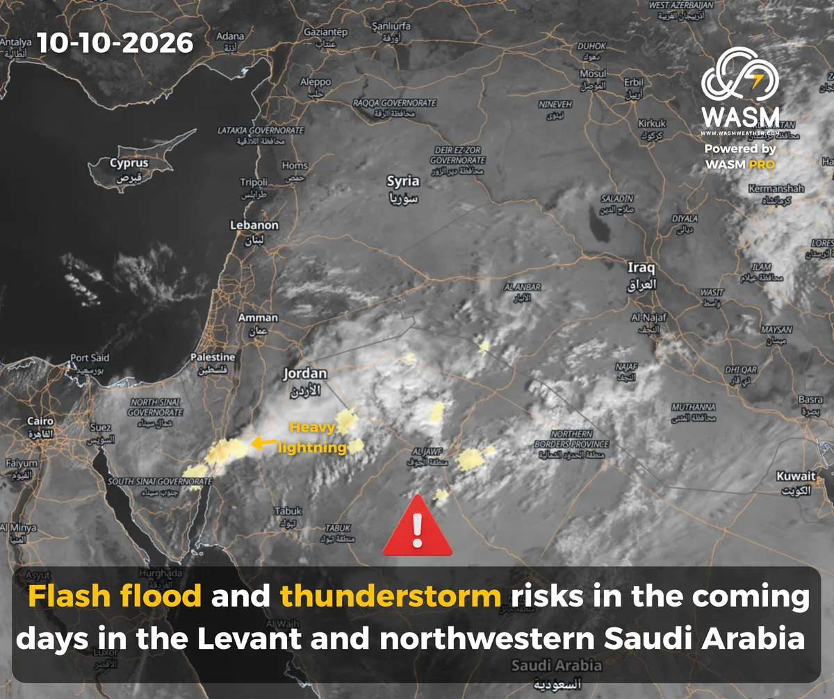 The Daily Weather Update for the Arab Region (Middle East)10-10-2026