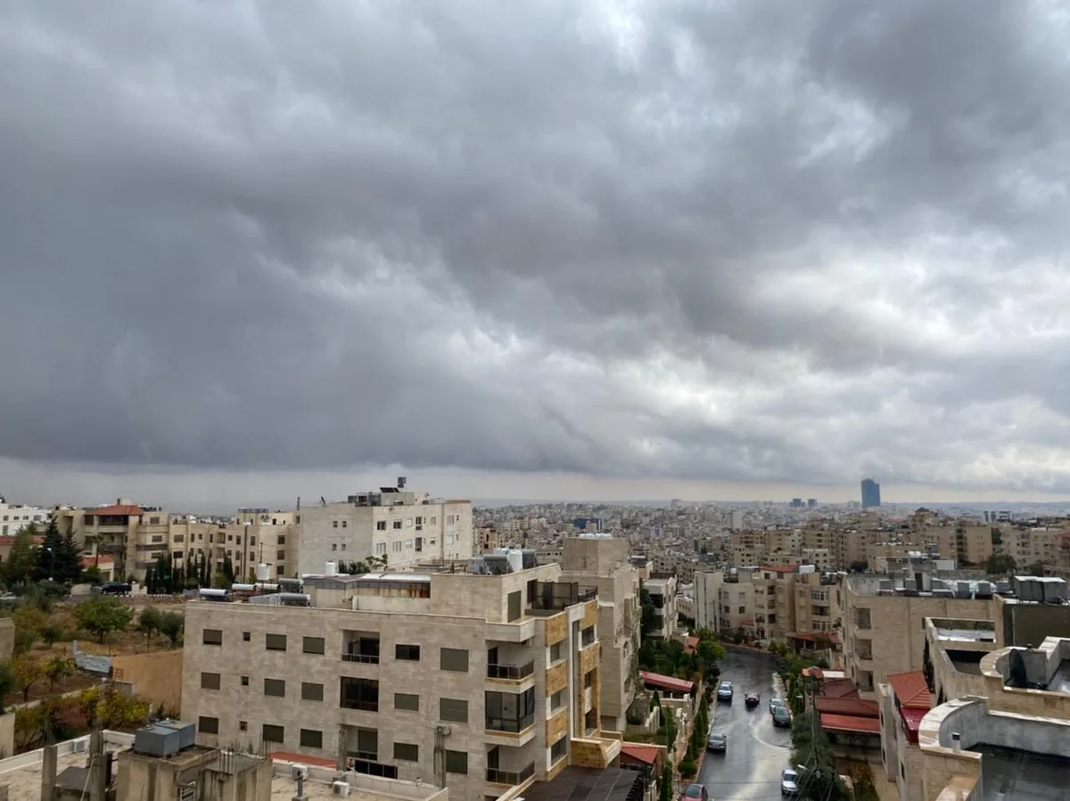 Jordan | Weather Alert: Heavy Thunderstorms Expected Tomorrow, Sunday, Across Various Regions of the Kingdom