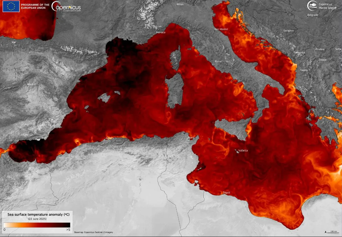 Regional WASM Center | Record-Breaking Mediterranean Sea Heat Significantly Increases Heat Waves in Europe