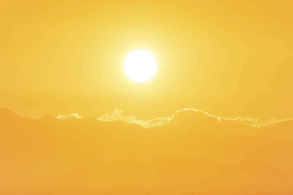 Jordan.. Hot and humid conditions with limited rain showers from Monday evening through Wednesday