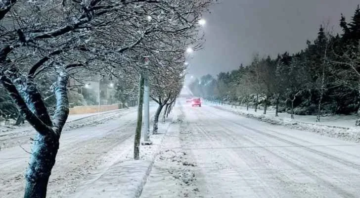 Jordan | Weather Alert: Snow Extending Below 900 Meters Tonight, Winter Storm "Jood" Continues Until Thursday