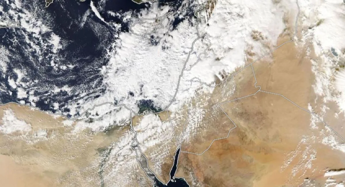 Jordan | Atmospheric low pressure system to recede tomorrow Tuesday, with renewed rainfall expected in early and mid next week