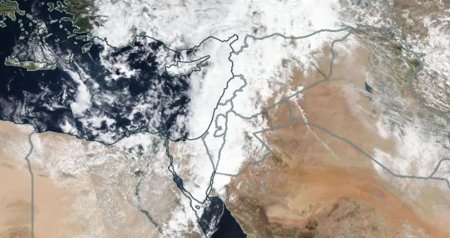 Jordan | Weather Alert: Severe atmospheric disturbances expected Tuesday evening ahead of an extended series of low-pressure systems