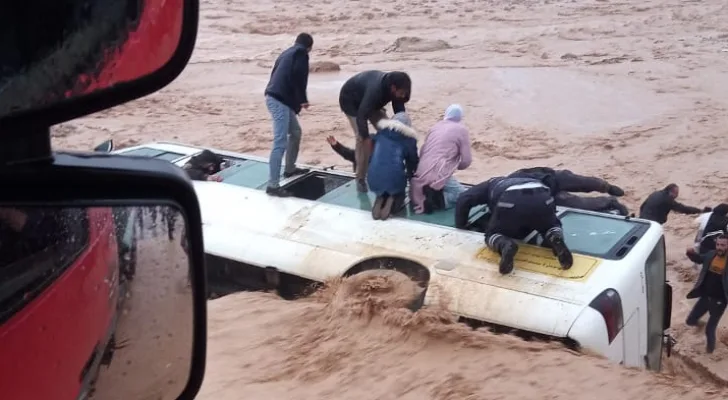 WASM Regional Center | Eastern Arab World Experiencing Widespread Flash Floods and Rising Rainfall Rates