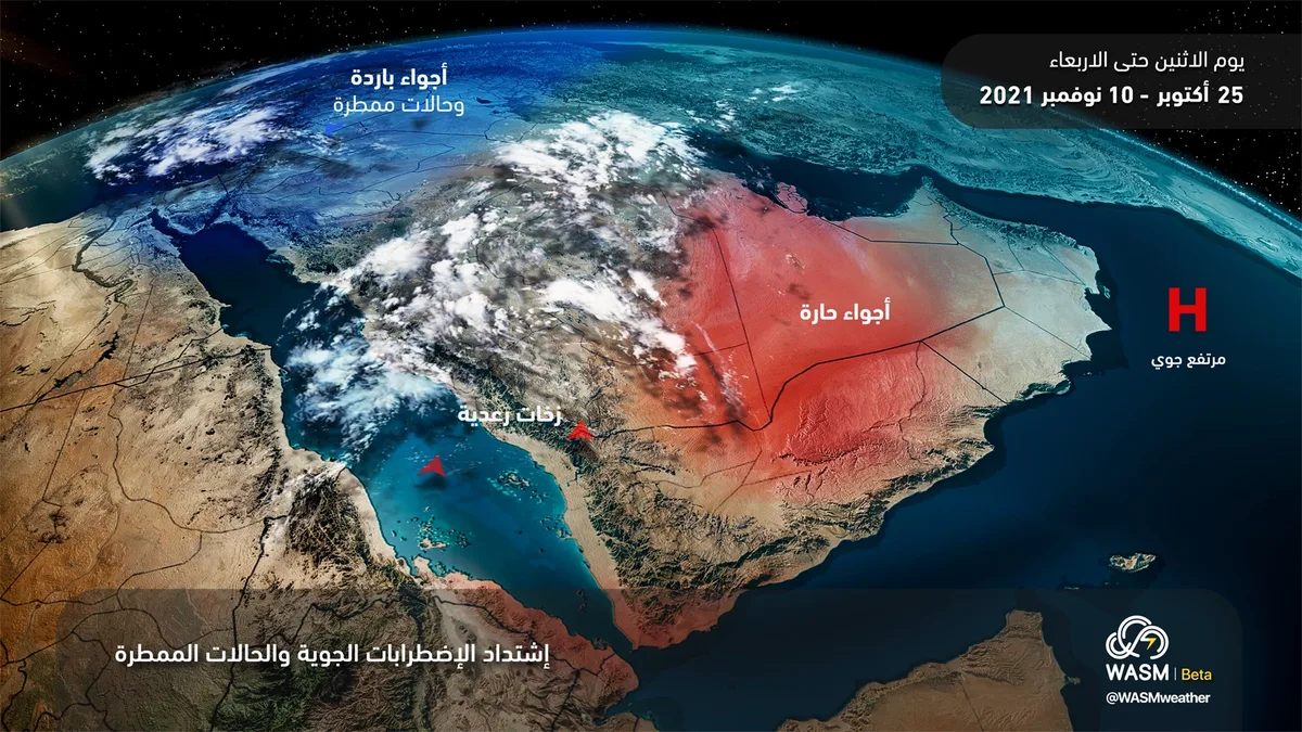 Jordan| Early Weather Alert.. Intensifying Weather Fluctuations Mid and End of Next Week