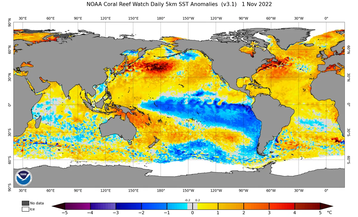 The North Atlantic records highest temperature in modern climate records history with "sharp" climate changes