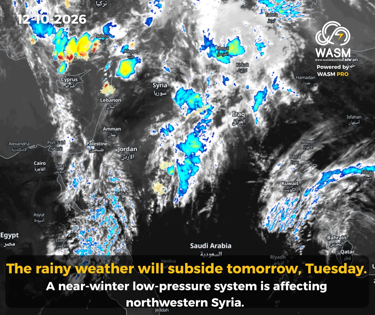 The Daily Weather Update for the Arab Region (Middle East)12-10-2026
